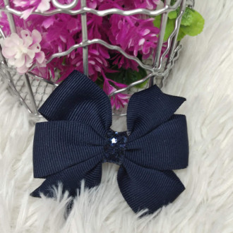 Gancho Lazo Azul Oscuro Niña